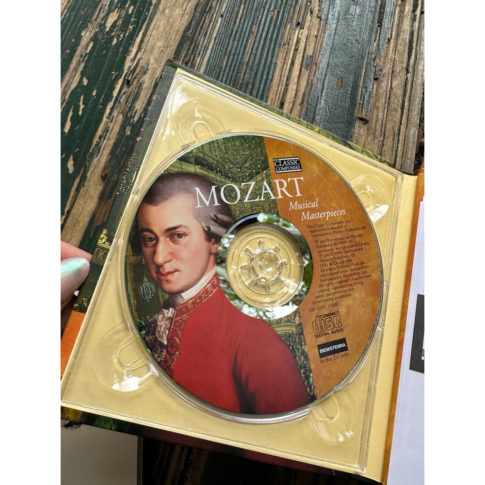 Mozart Musical Masterpieces CD The Classic Composers Book USP D501 12000